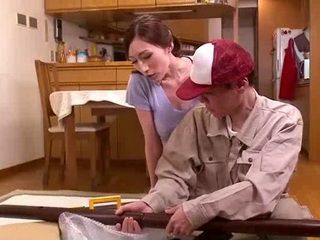 Nippon MILF Goes Wild with Young Tokyo Delivery Man