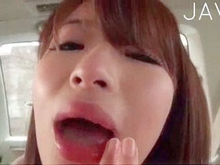 Asian Fuck Doll Gags on Hard Joystick in Tokyo Porn