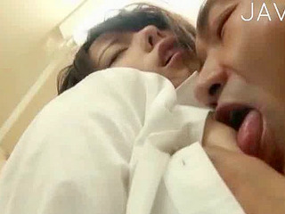 Nippon teen's soaking wet muff pounded and stroked