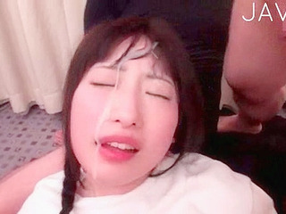 Japanese Schoolgirl Pussy Masturbation Gangbang with Nipple Flicks and Fingering