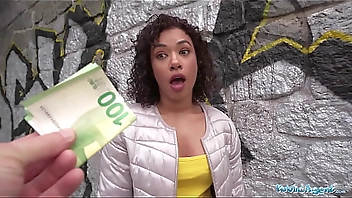 Public Agent Rock Paper Scissors game turns into hardcore outdoor public fucking