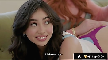 MOMMY'S GIRL - Angry MILF Sophia Locke DISCIPLINES Yet Again Misbehaving Stepbae Chloe Surreal!