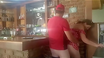 Brunette MILF gets fucked from behind